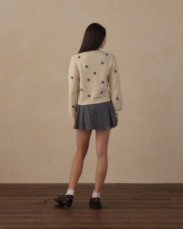 Rylee + Cru Teen Cheyenne Cardigan - Midnight Daises