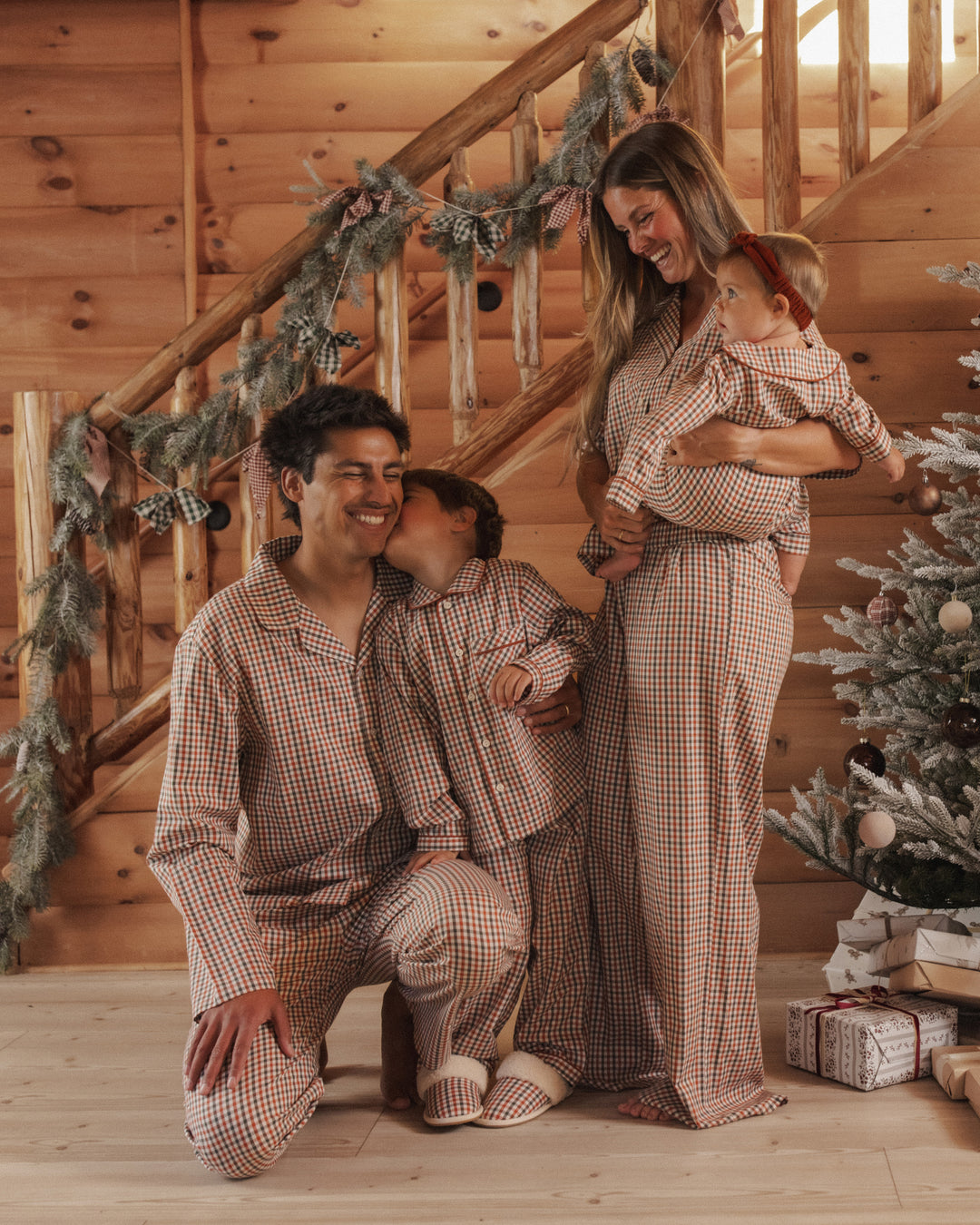 Rylee + Cru Men's Pajama Top - Holiday Gingham