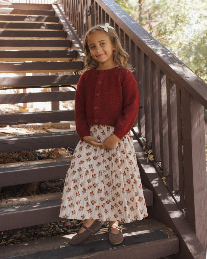 Rylee + Cru Tiered Midi Skirt - Bouquet
