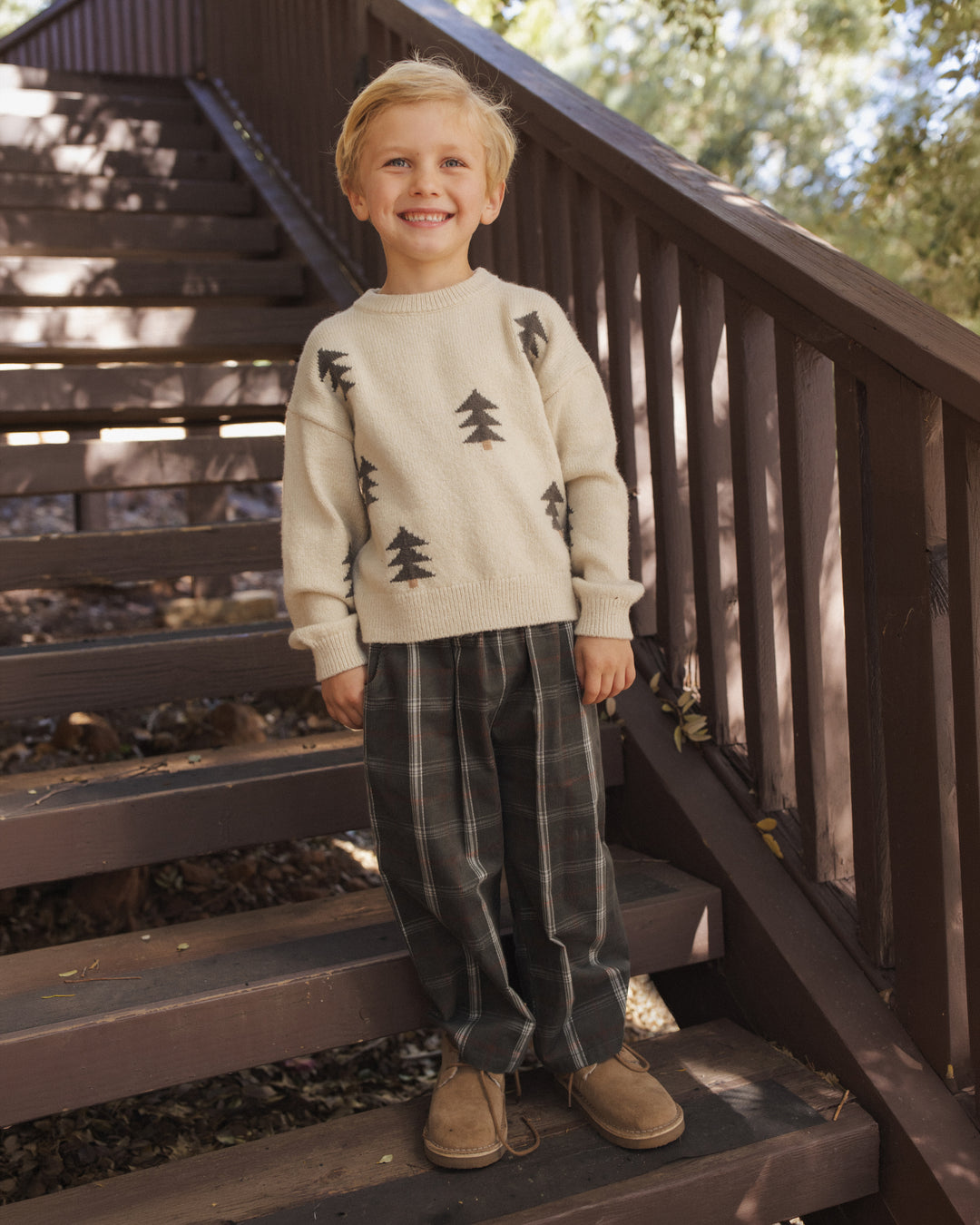 Rylee + Cru Palmer Pant - Holiday Plaid