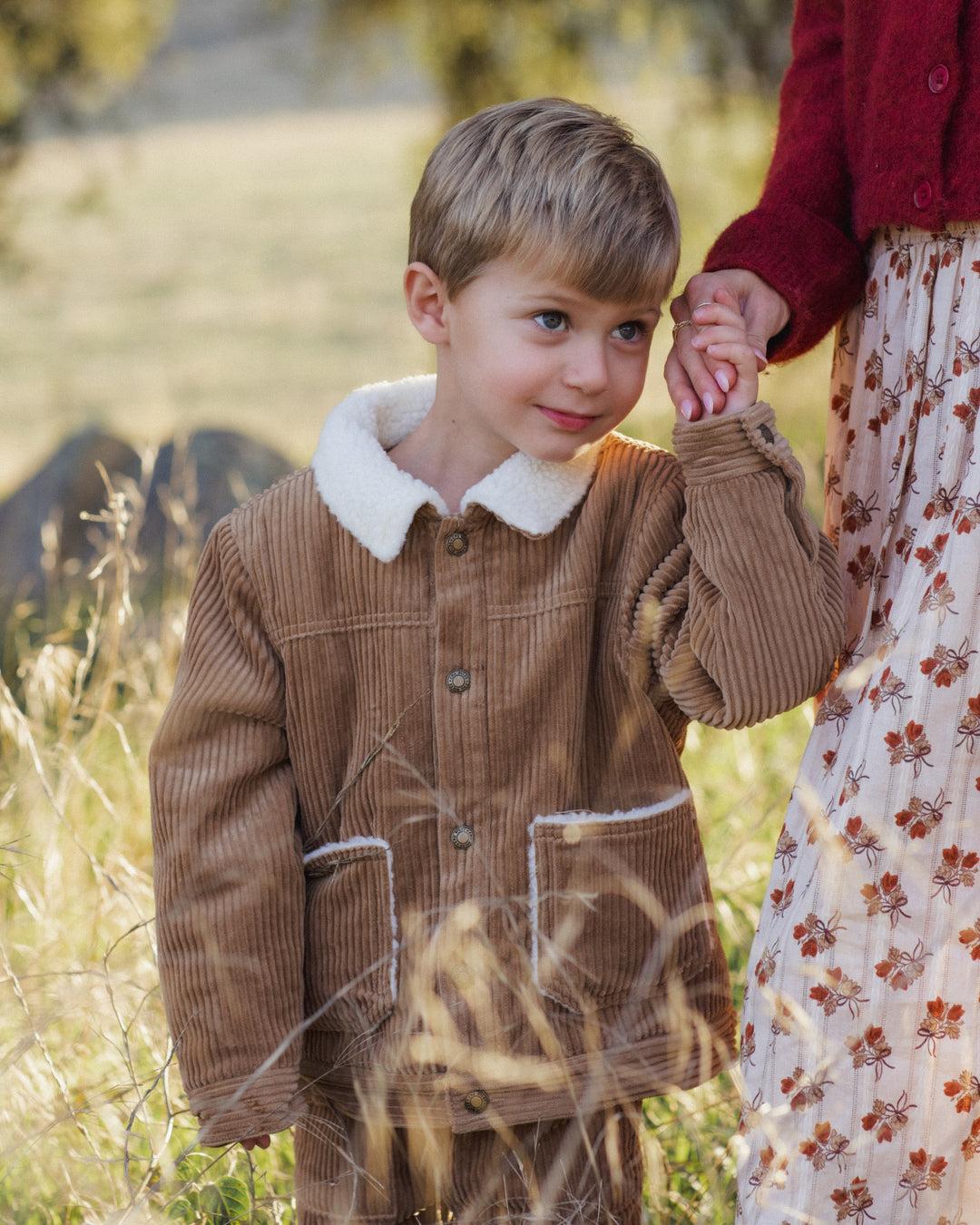 Rylee + Cru Corduroy Jacket - Toffee