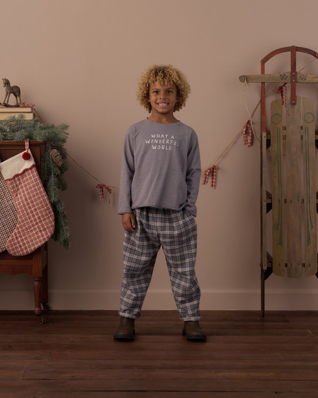 Rylee + Cru Palmer Pant - Winter Plaid