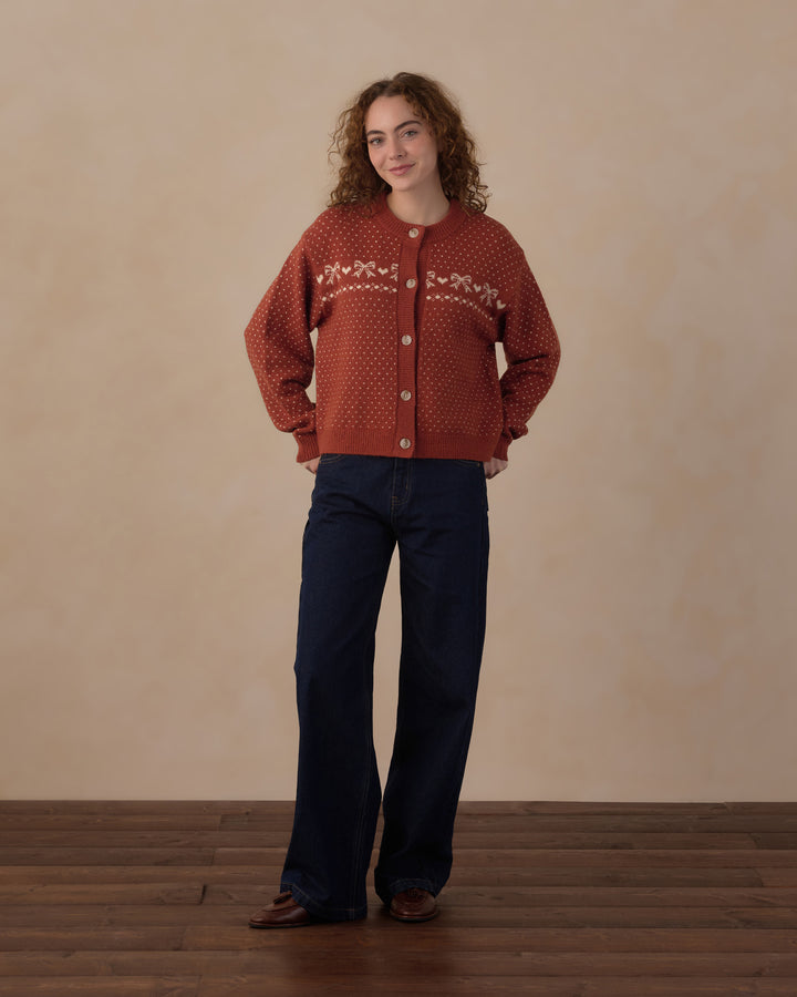Rylee + Cru Women's Juniper Cardigan - Ruby