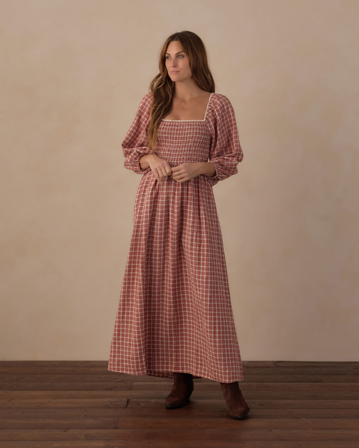 Rylee + Cru Women's Della Dress - Vintage Plaid