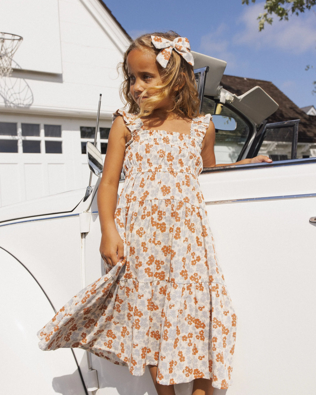 Rylee + Cru Bow - Americana Floral
