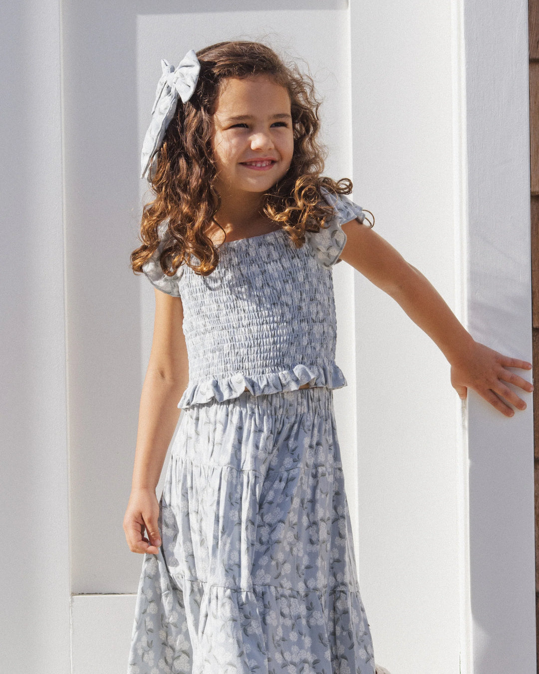 Rylee + Cru Oversized Bow - Hydrangea