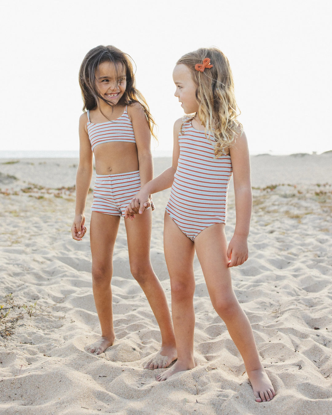 Rylee + Cru Crochet Bow Clips - Poppy