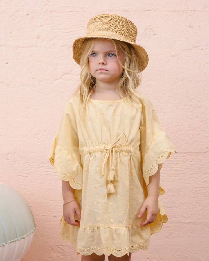 Rylee + Cru Kaftan Cover Up - Lemon