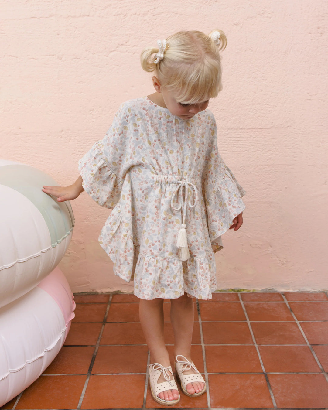 Rylee + Cru Kaftan Cover Up - Summer Garden
