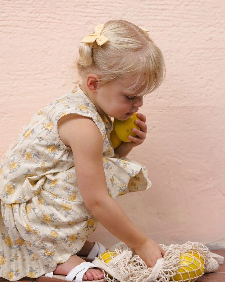 Rylee + Cru Set Of 2 Bows - Lemon