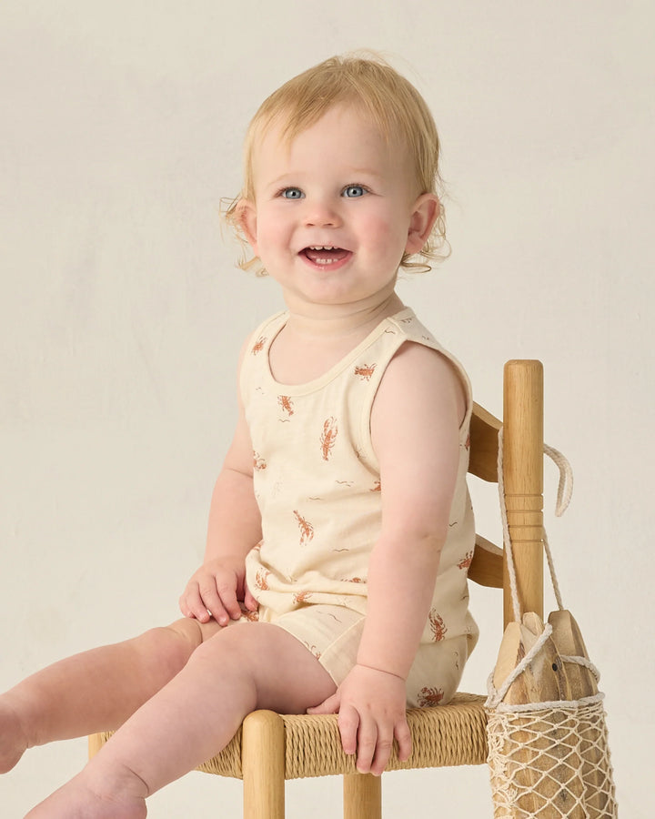 Rylee + Cru Sleeveless One-Piece - Lobster