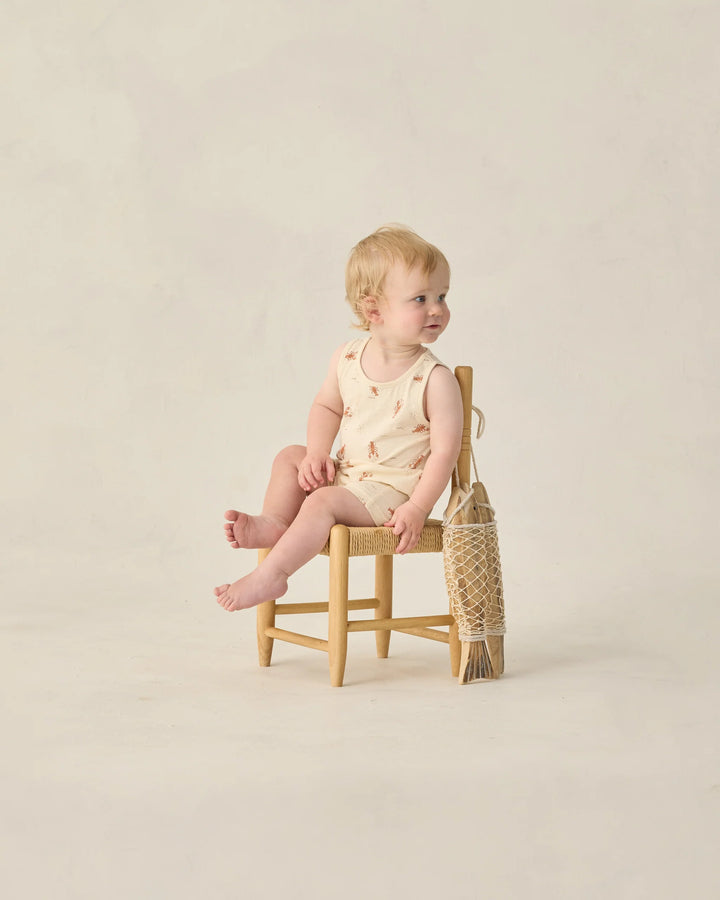 Rylee + Cru Sleeveless One-Piece - Lobster