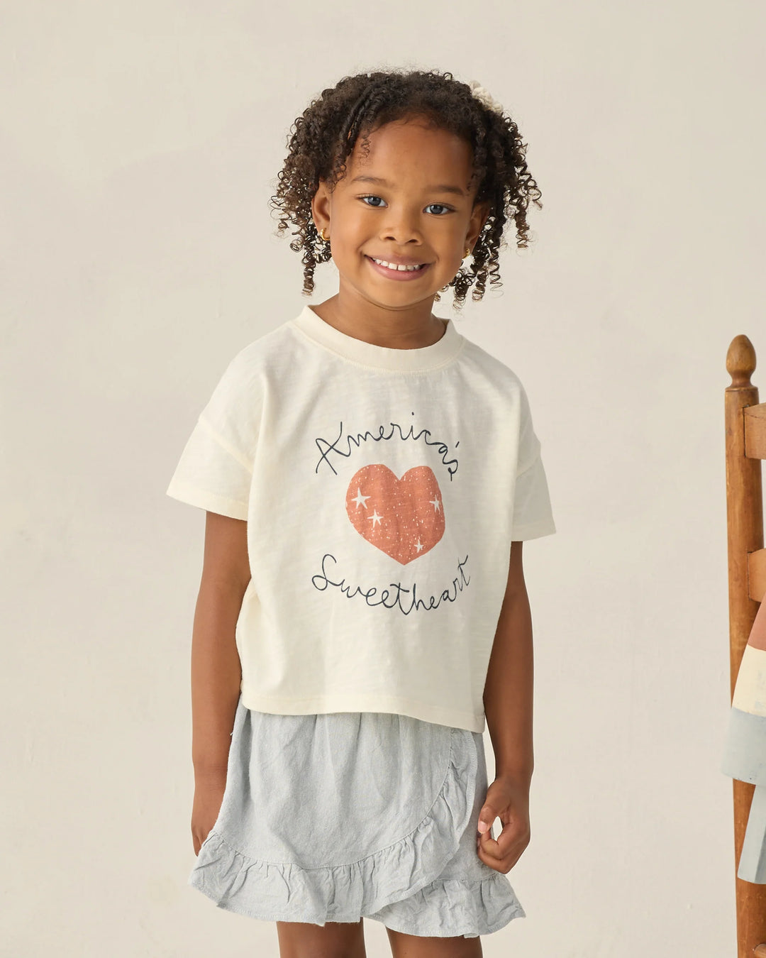 Rylee + Cru Boxy Tee - Americas Sweetheart