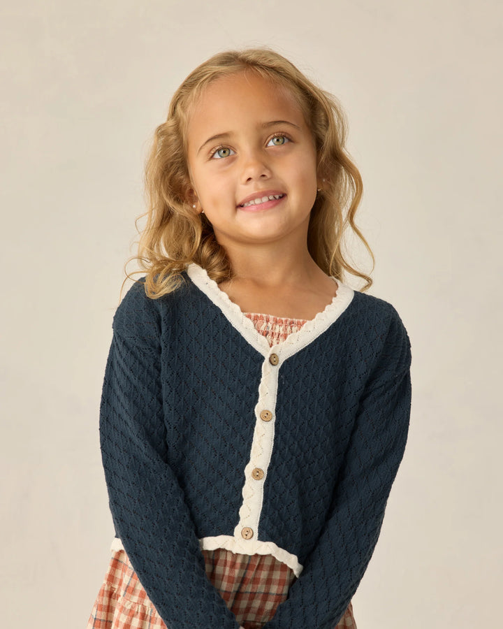 Rylee + Cru Ella Cardigan - Navy