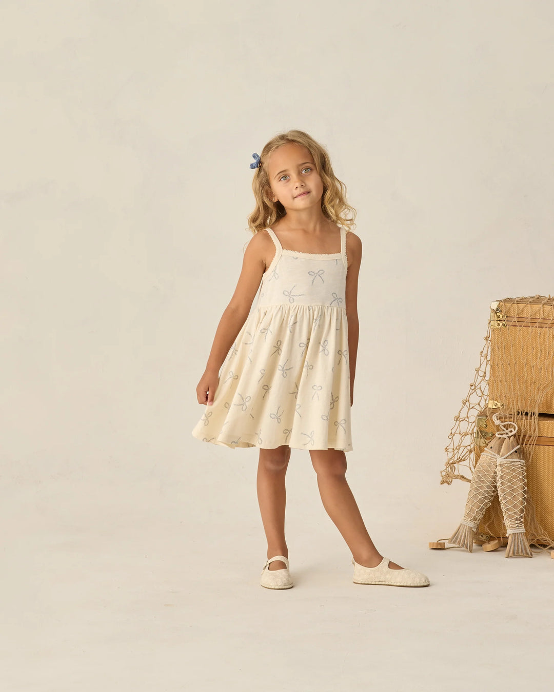 Rylee + Cru Lea Dress - Sailor Bows