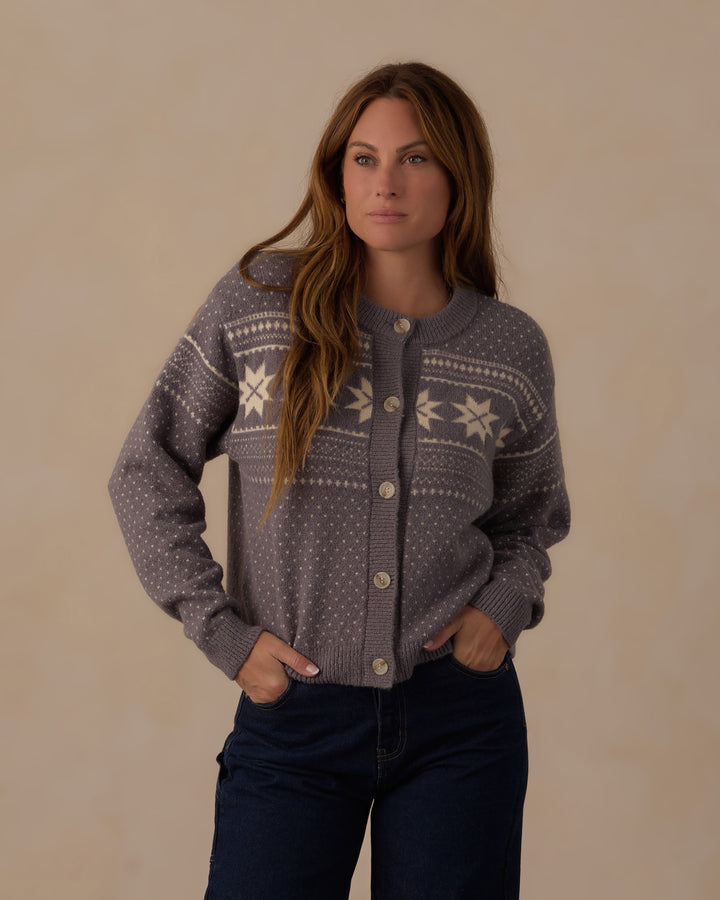 Rylee + Cru Women's Juniper Cardigan - Slate