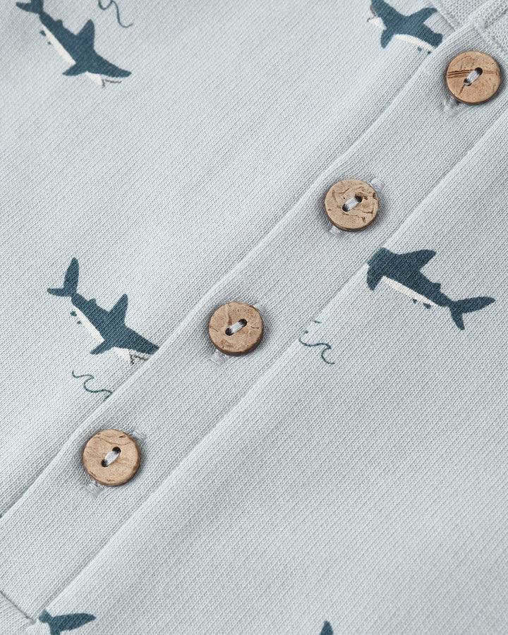 Rylee + Cru Davis Romper - Sharks
