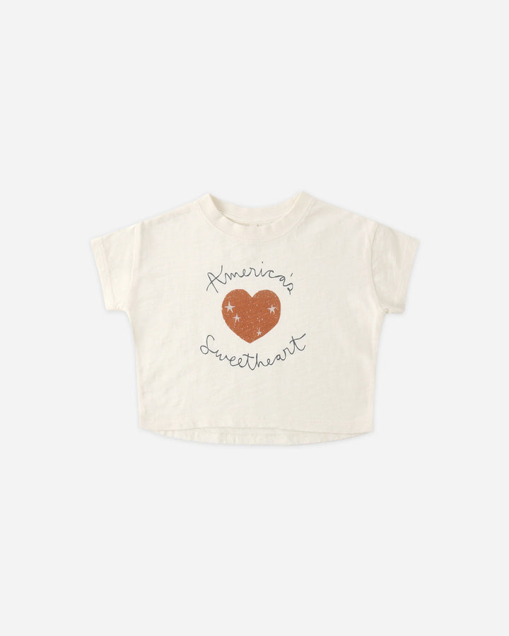 Rylee + Cru Boxy Tee - Americas Sweetheart
