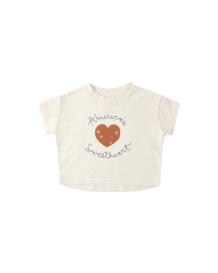 Rylee + Cru Boxy Tee - Americas Sweetheart