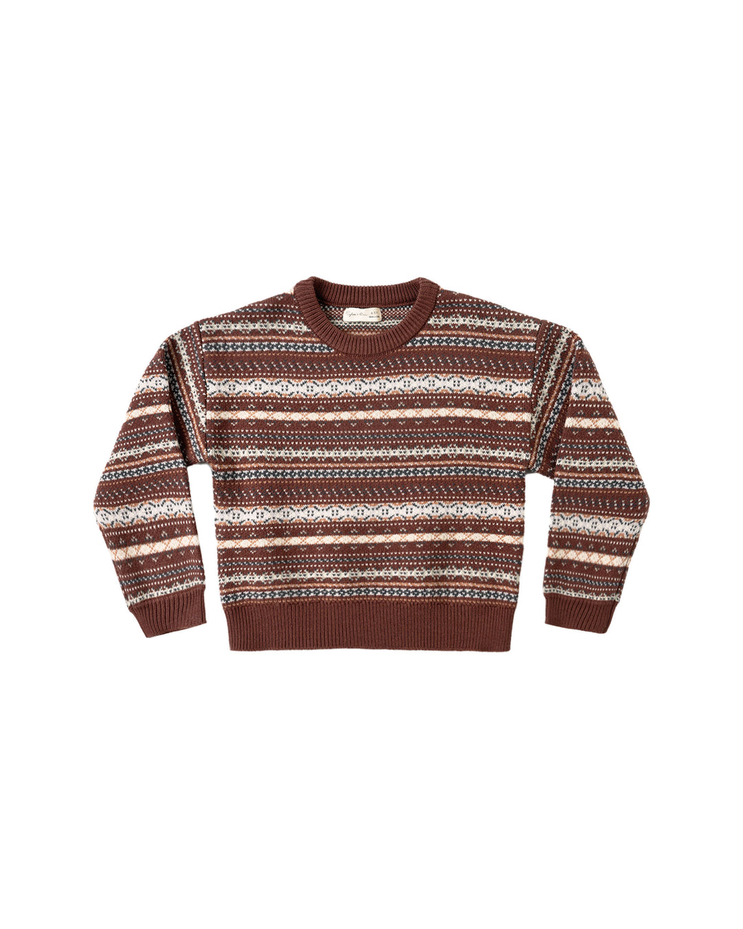 Rylee + Cru Aspen Sweater - Mulberry Multi-Stripe