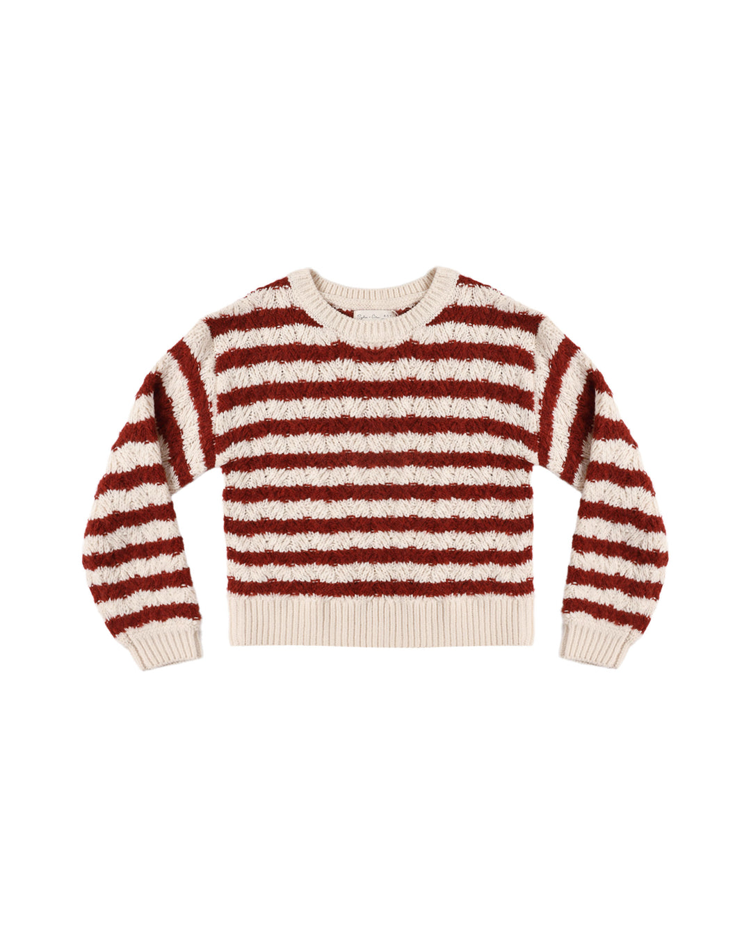 Rylee + Cru Aspen Sweater - Ruby Stripe