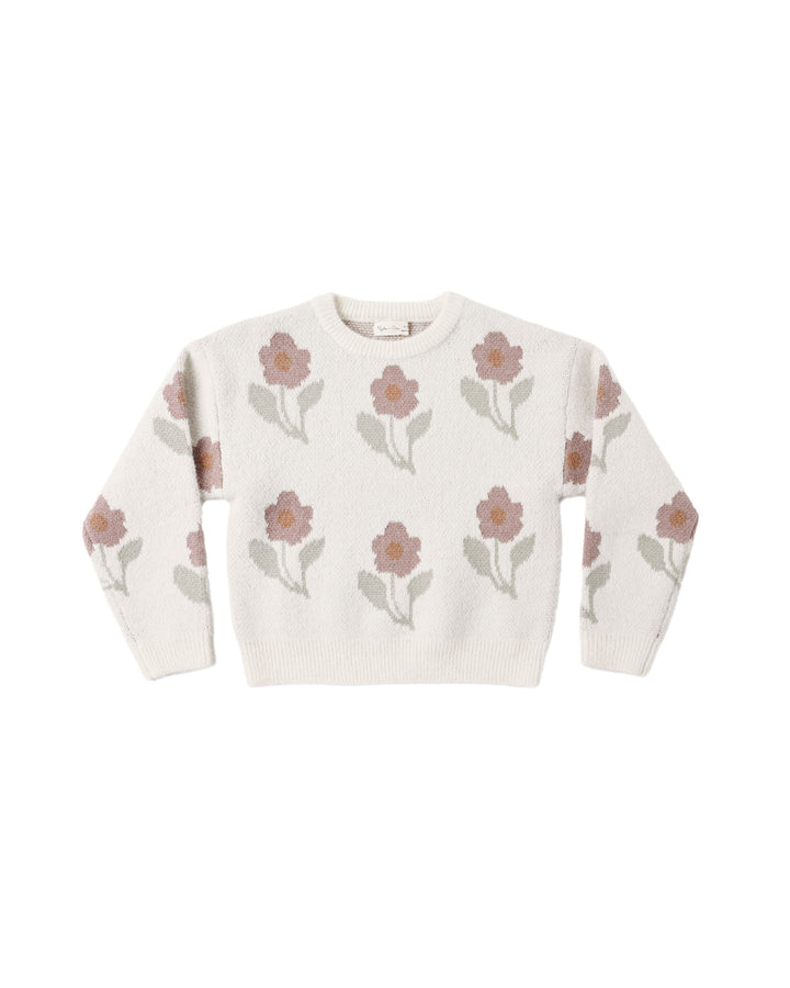 Rylee + Cru Aspen Sweater - Ivory Flower