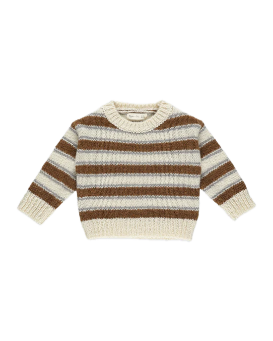 Rylee + Cru Aspen Sweater - Saddle Stripe