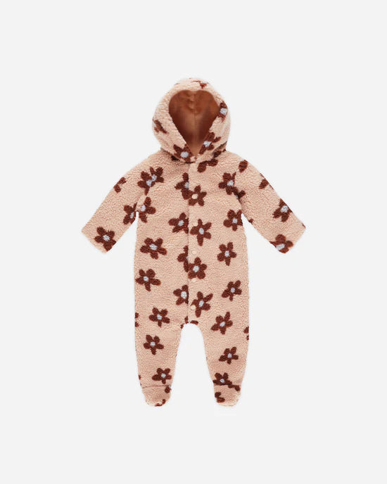 Rylee + Cru Fleece Jumpsuit - Pink Daisy