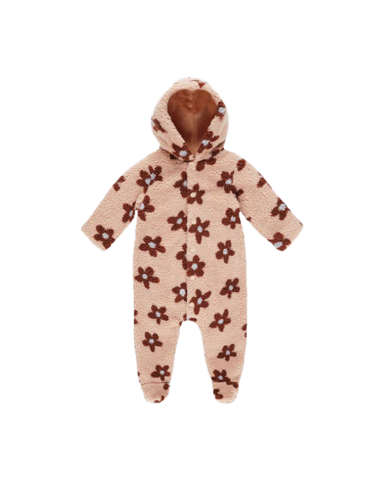 Rylee + Cru Fleece Jumpsuit - Pink Daisy