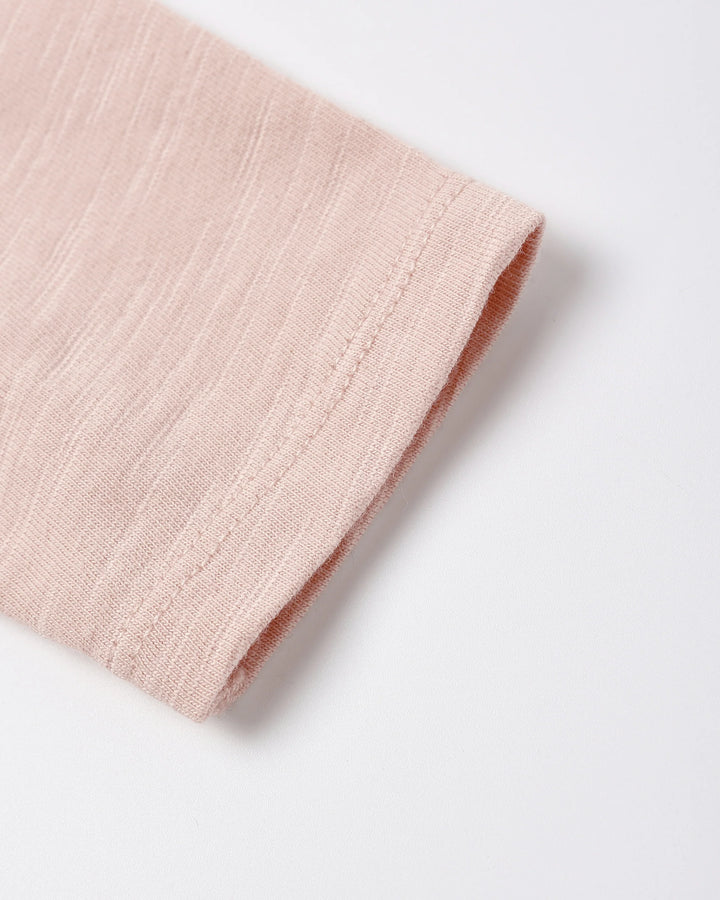 Rylee + Cru Ruffle Long Sleeve Tee - Peace