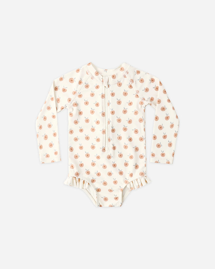 Rylee + Cru Rashguard One-Piece - Peaches