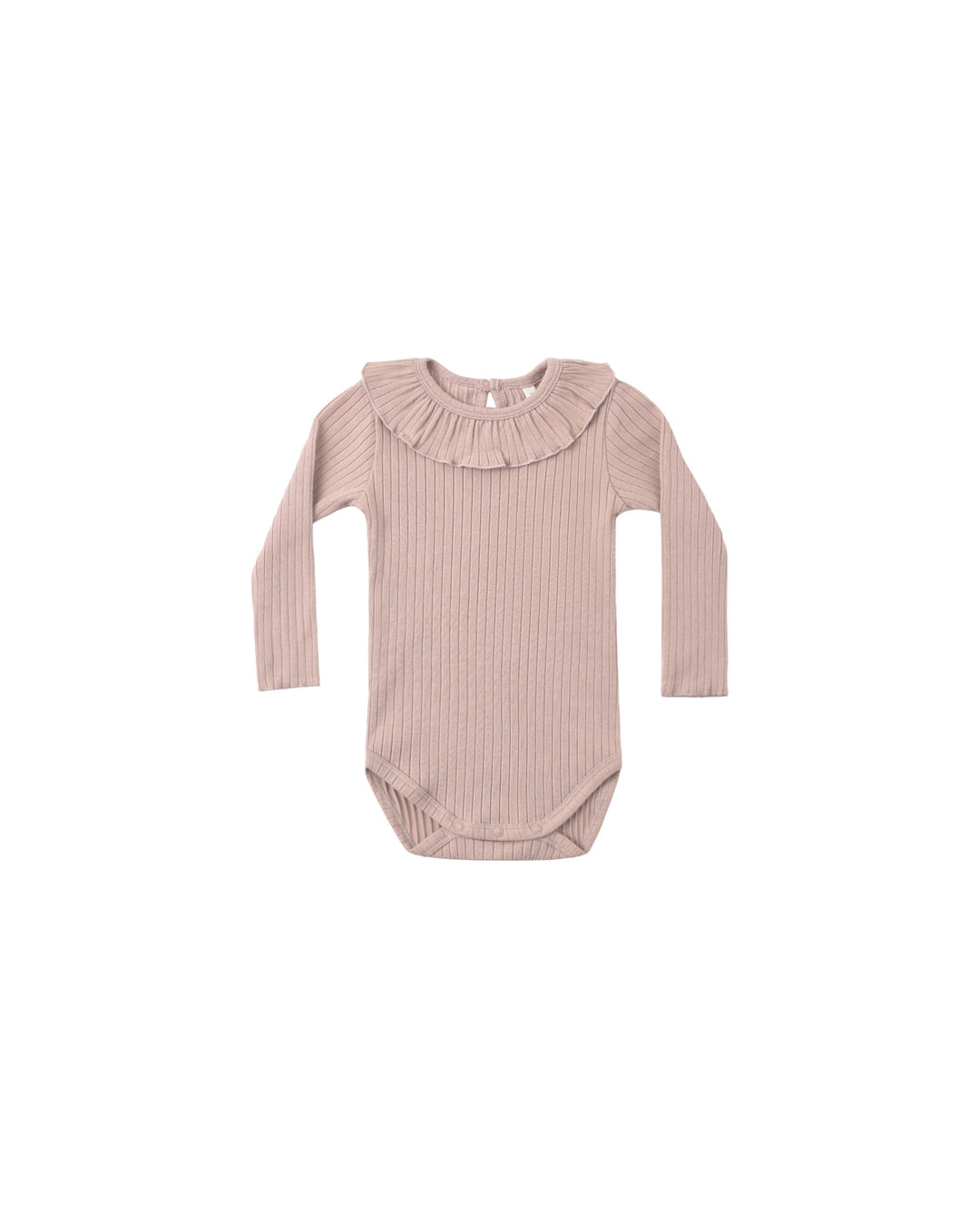 Rylee + Cru Ruffle Collar Bodysuit - Rosewood