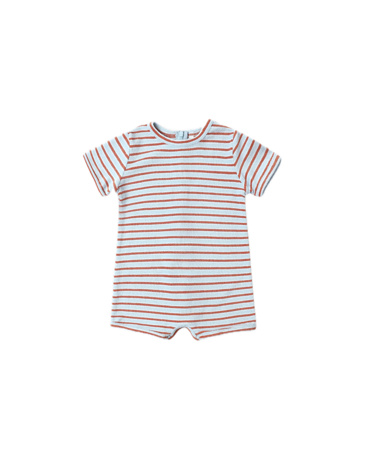 Rylee + Cru Shorty One-Piece - Americana Stripe