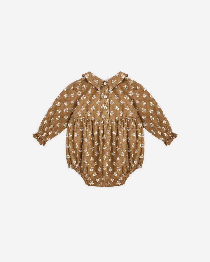 Rylee + Cru Cora Romper - Golden Fleur