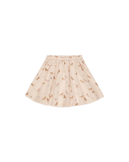 Rylee + Cru Mae Skirt - Horses