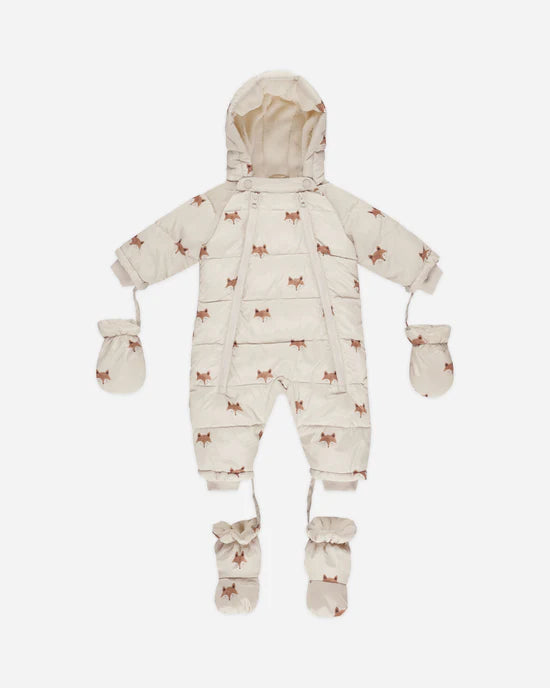 Rylee + Cru Snow Puffer Suit - Fox