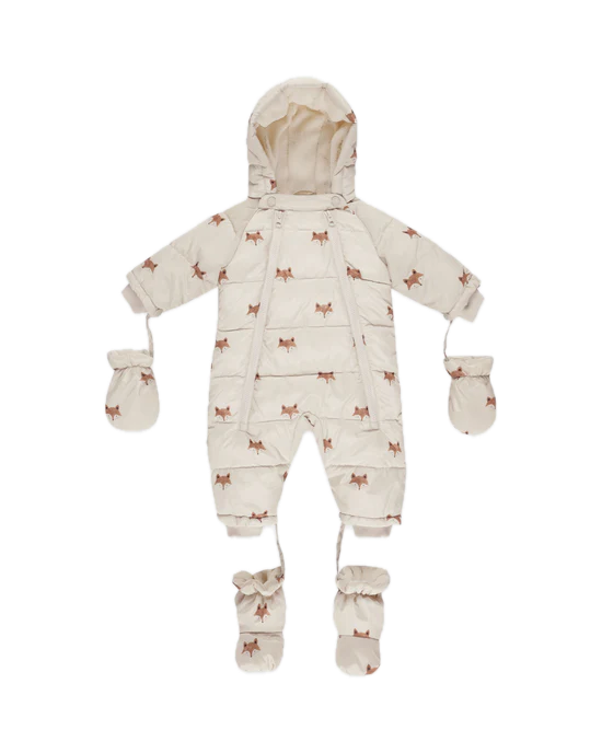 Rylee + Cru Snow Puffer Suit - Fox