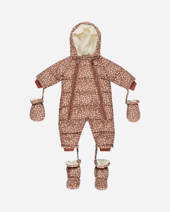 Rylee + Cru Snow Puffer Suit - Rosette