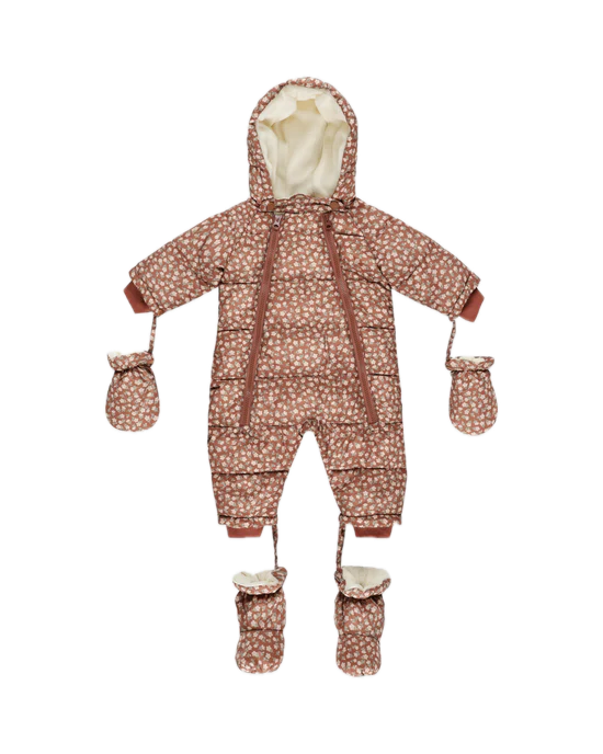 Rylee + Cru Snow Puffer Suit - Rosette