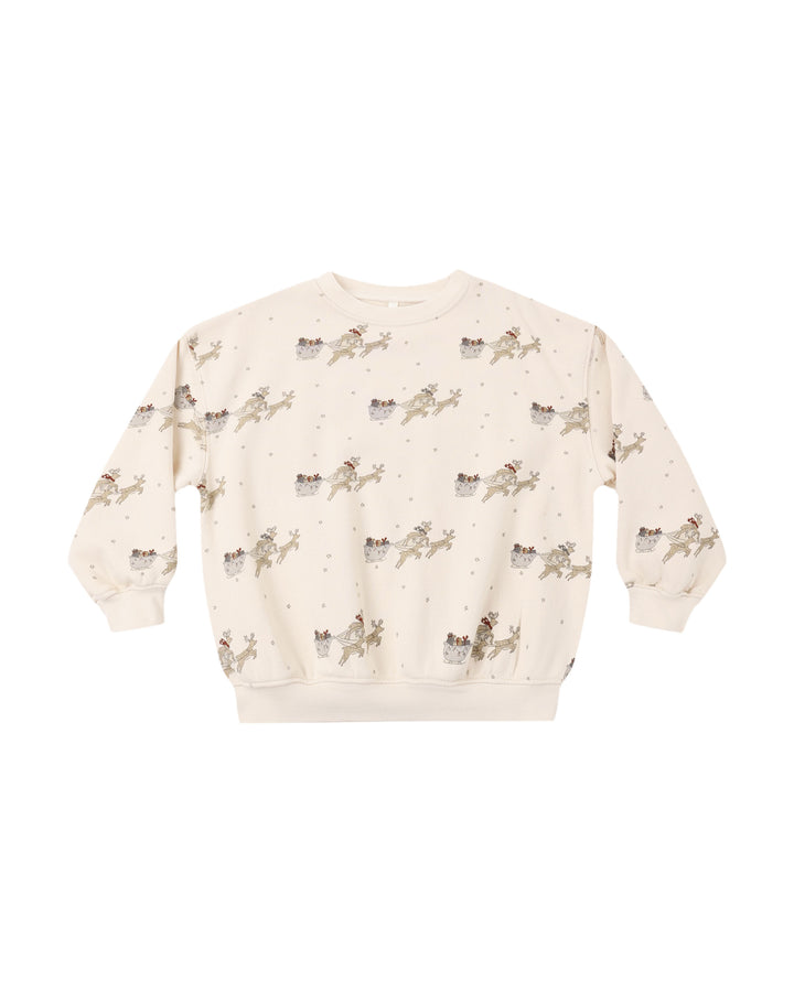 Rylee + Cru Relaxed Sweatshirt - Reindeer