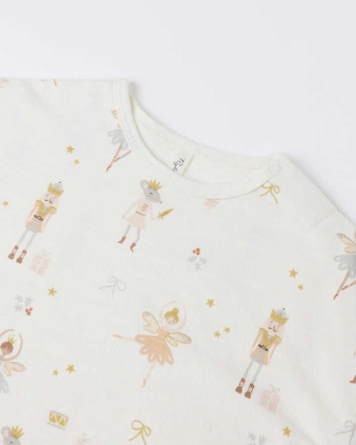 Rylee + Cru Long Sleeve Tee + Pant Set - Nutcracker