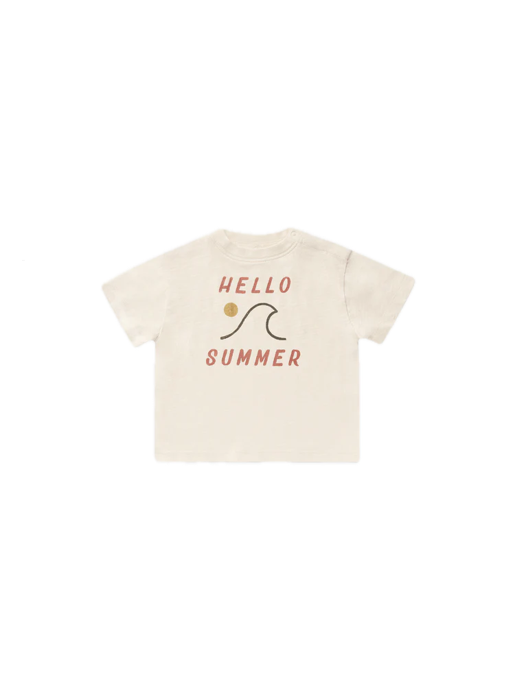 Rylee + Cru Relaxed Tee - Hello Summer