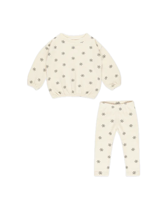 Rylee + Cru Spongey Knit Set - Daisy