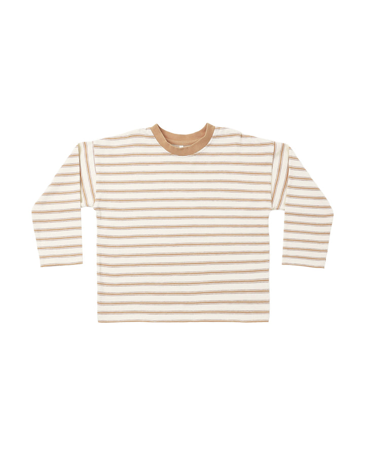 Rylee + Cru Camden Long Sleeve Tee - Fawn Stripe