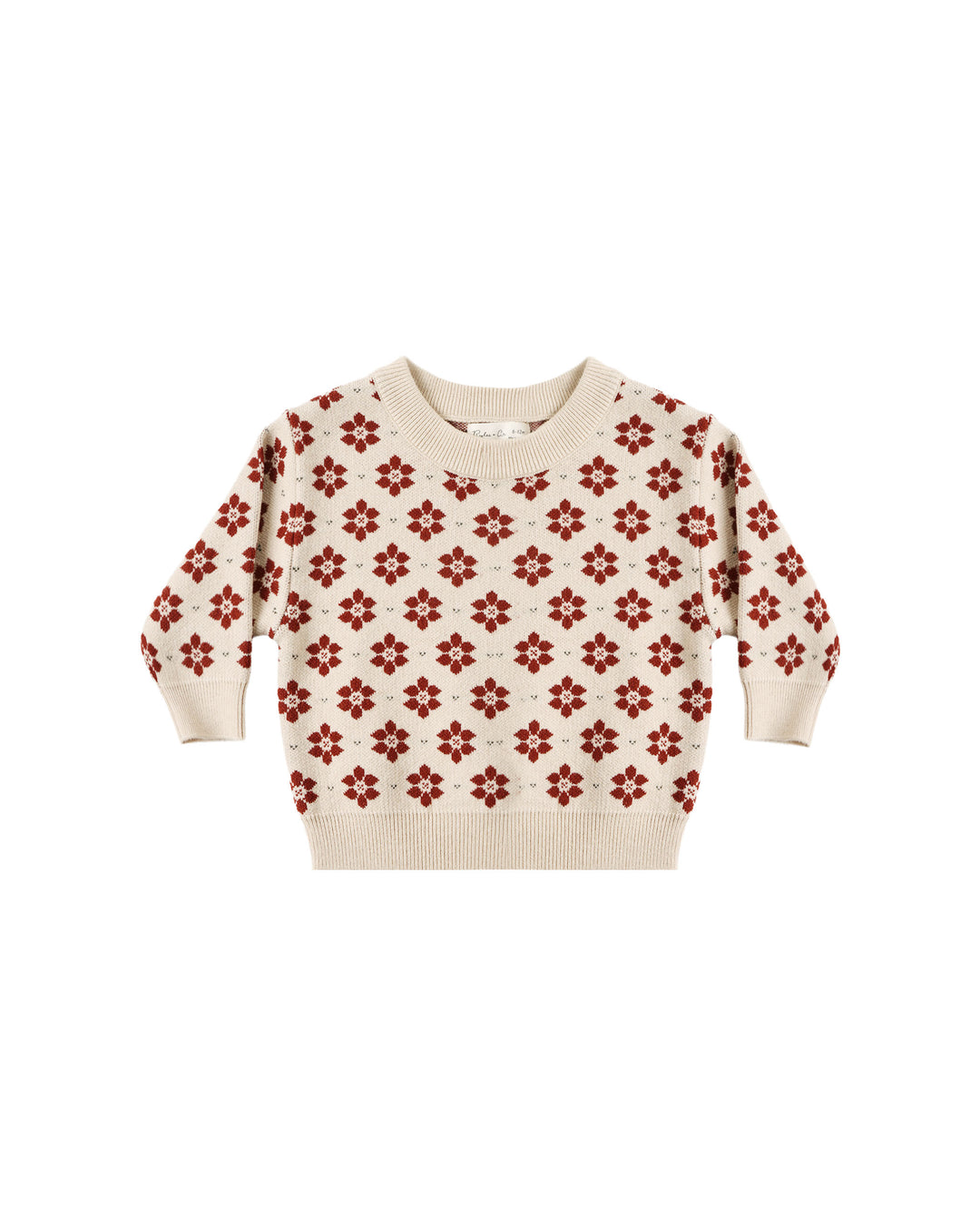 Rylee + Cru Shiloh Sweater - Poinsettia