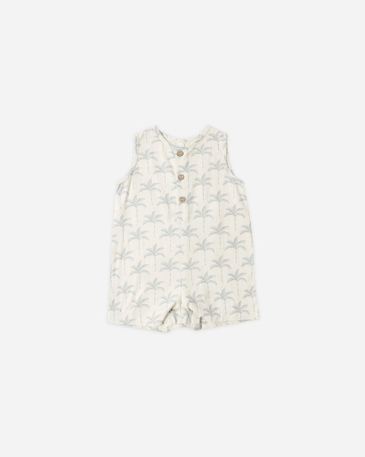 Rylee + Cru Mavrick Romper - Palm Trees