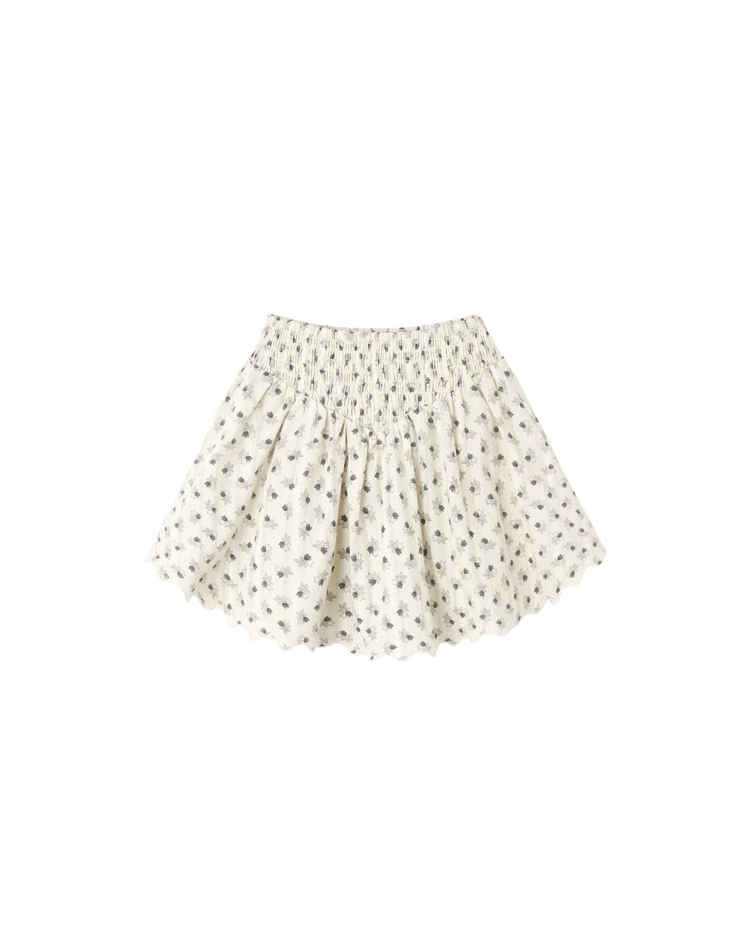 Rylee + Cru Smocked V Mini Skirt - Vintage Fleur