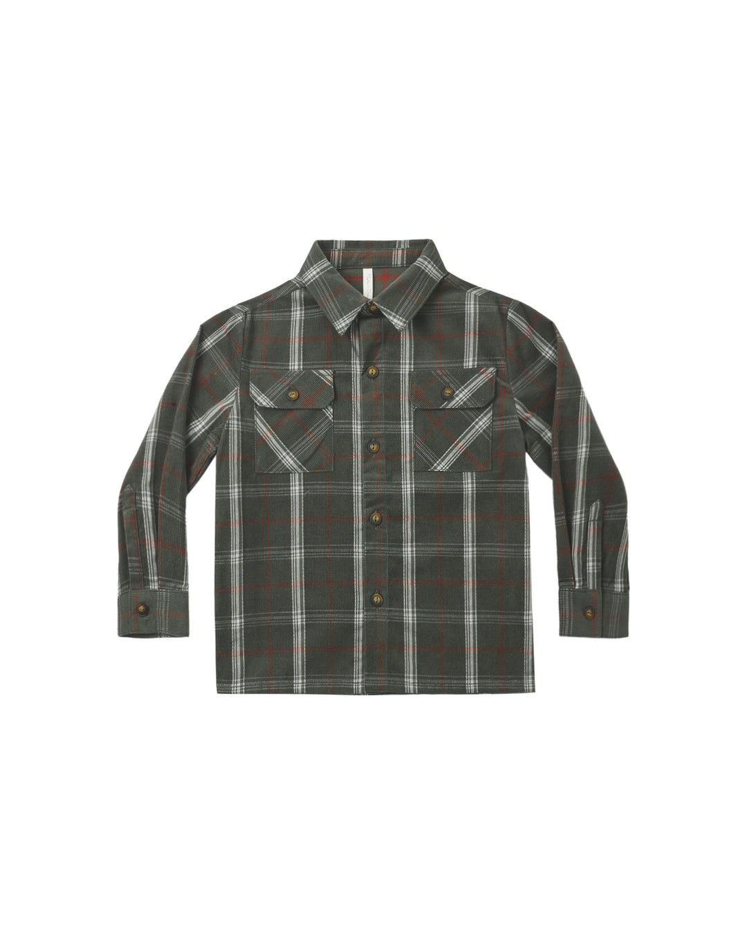 Rylee + Cru Pocketed Flannel Shirt - Holiday Plaid