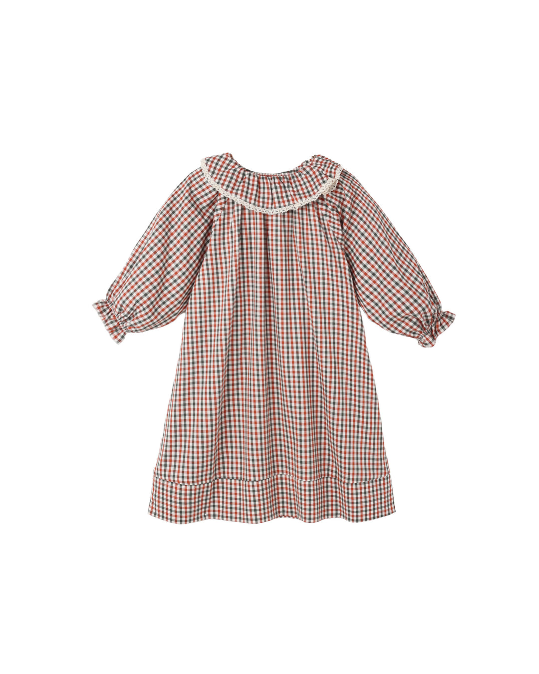 Rylee + Cru Girl's Nightgown - Holiday Gingham