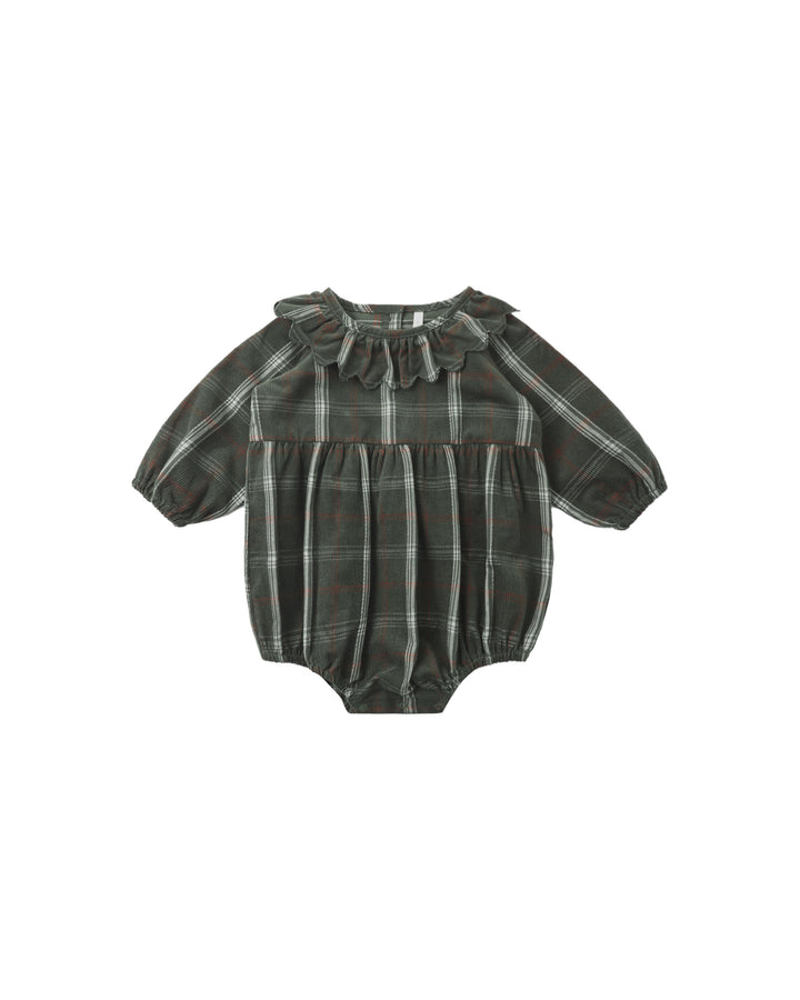 Rylee + Cru Freya Romper - Holiday Plaid